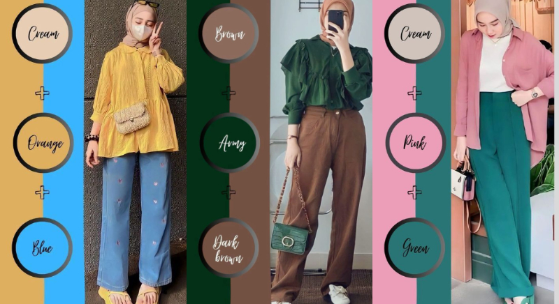 3 Cara Mix and Match Warna Jilbab Supaya Cocok dengan Outfit Kamu